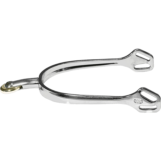 Sprenger ULTRA fit spurs with Balkenhol fastening - Stainless steel, 35 mm rounded